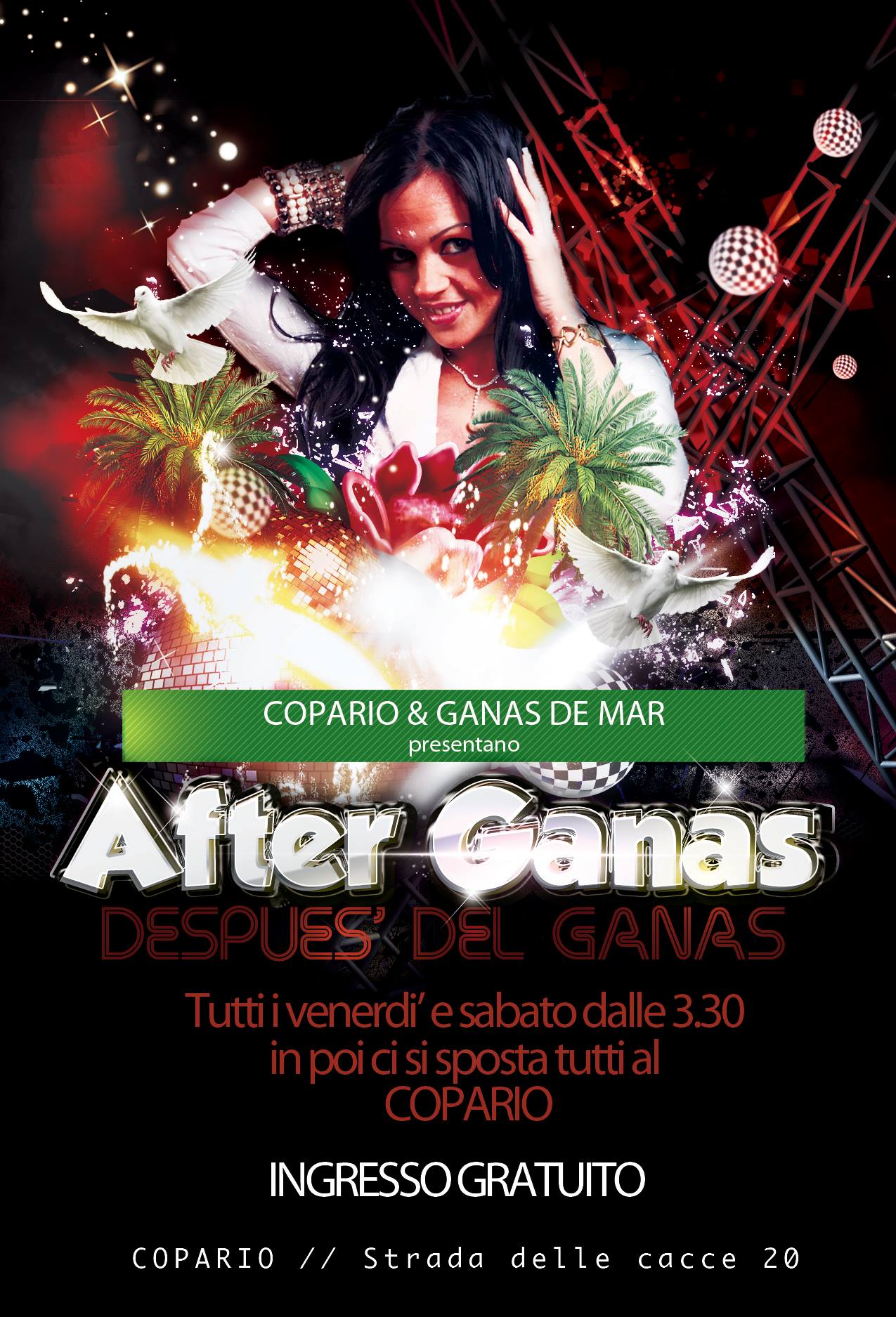 QUESTO SABATO AFTER GANAS MIXTAPE IN OMAGGIO INGRESSO GRATUITO