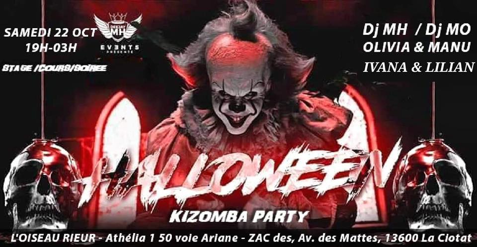Stage Kizomba Halloween avec Ivana et Lilian OKF