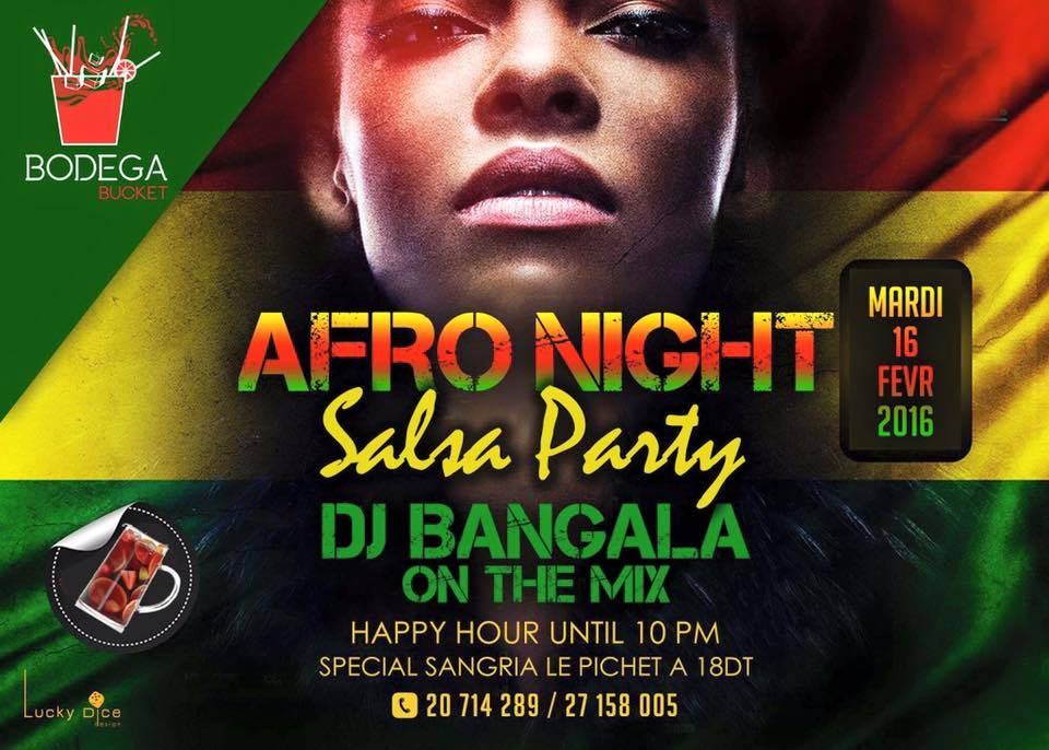 Afro Night Salsa Party " Dj Bangala