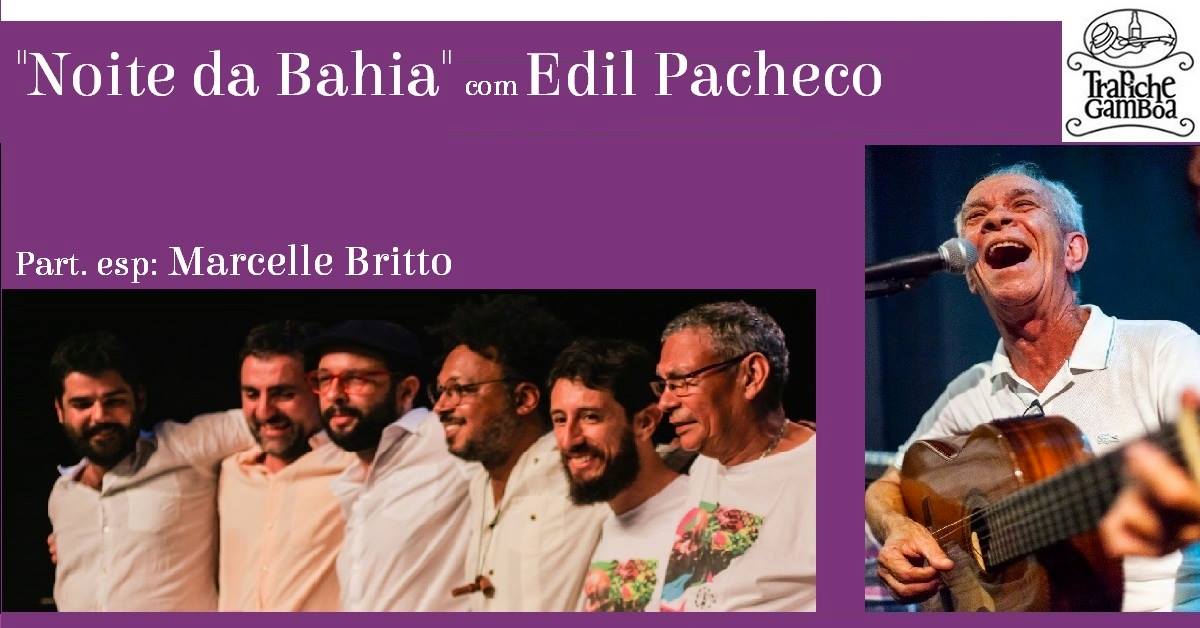 Noite da Bahia com Edil Pacheco e Coletivo Sindicato do Samba