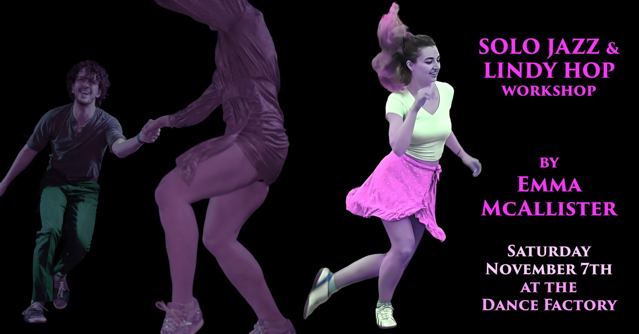 Solo Jazz & Lindy Hop Workshop ...Saturday November 7th