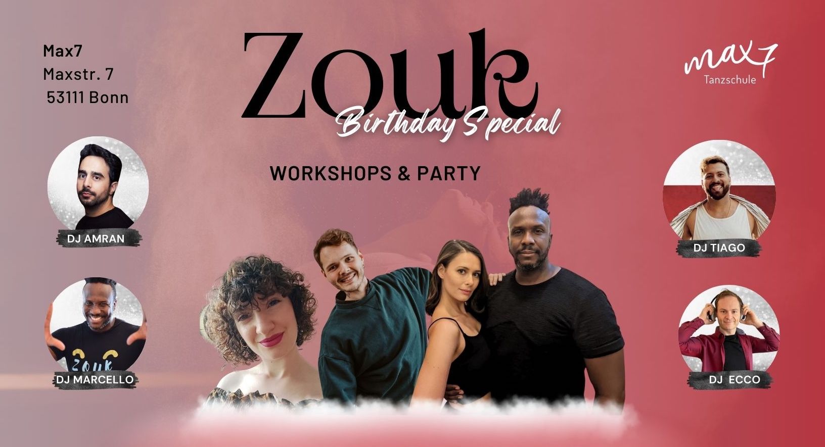 Viktors Birthday Bash Role Rotation Special Zouk Workshops & Party