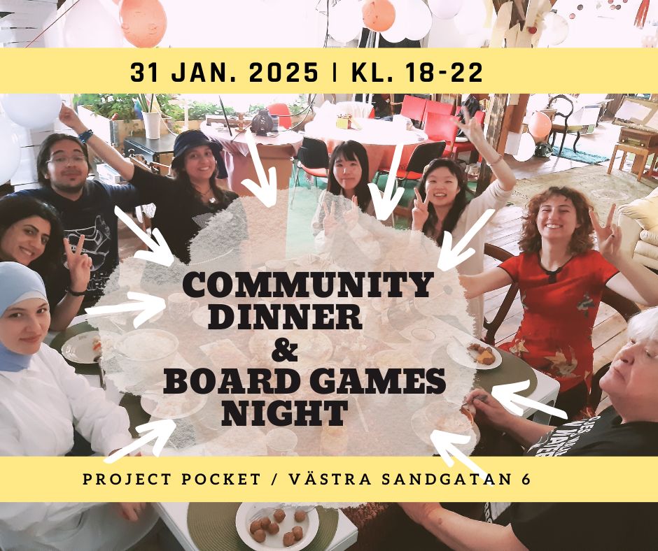 Community Dinner & Board games night + Potluck