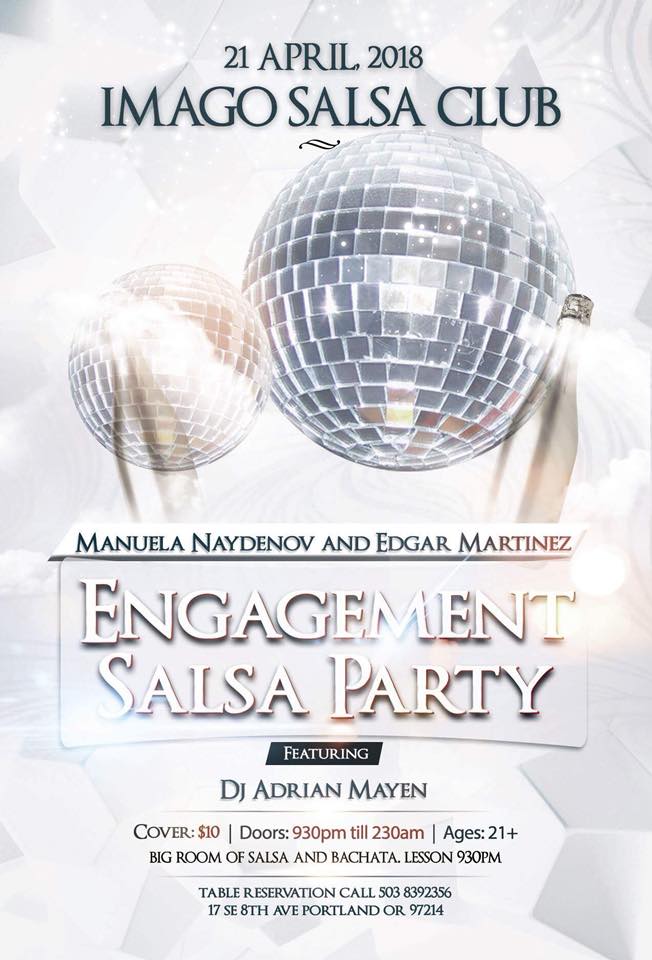 Official engagement salsa party