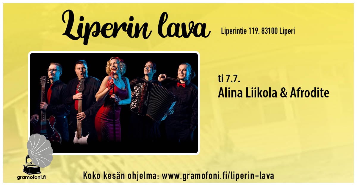 Liperin lavan tiistaitanssit 7.7. ⎮ Alina Liikola & Afrodite
