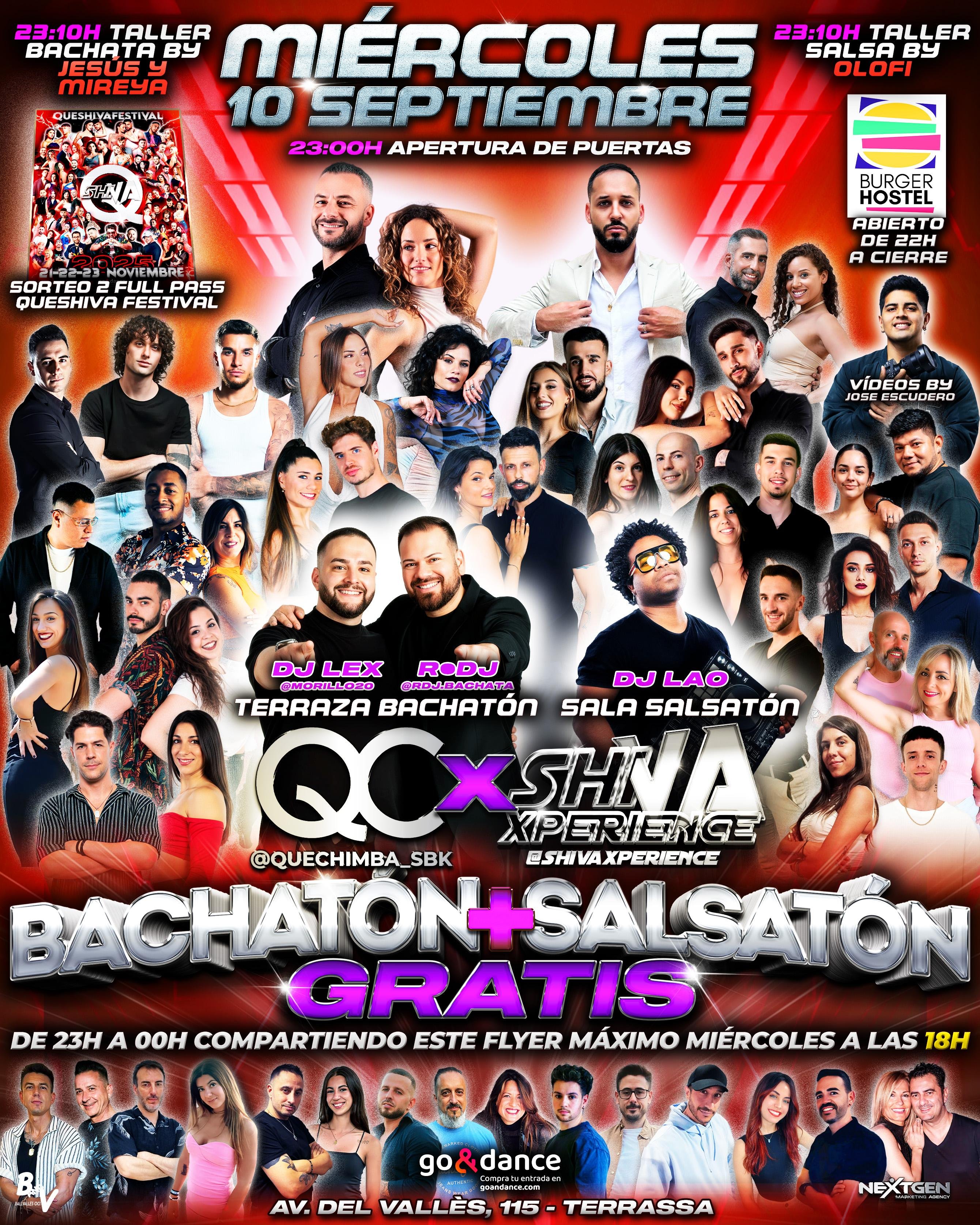 💥💥 MIÉRCOLES 10 DE SEPTIEMBRE ENTRADA GRATIS* 💥💥 BACHATÓN ➕ SALSATÓN 💥💥