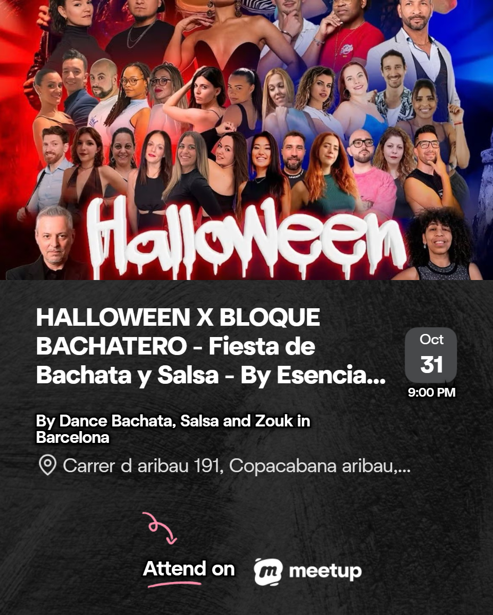 HALLOWEEN X BLOQUE BACHATERO - Fiesta de Bachata y Salsa - By Esencia Nights