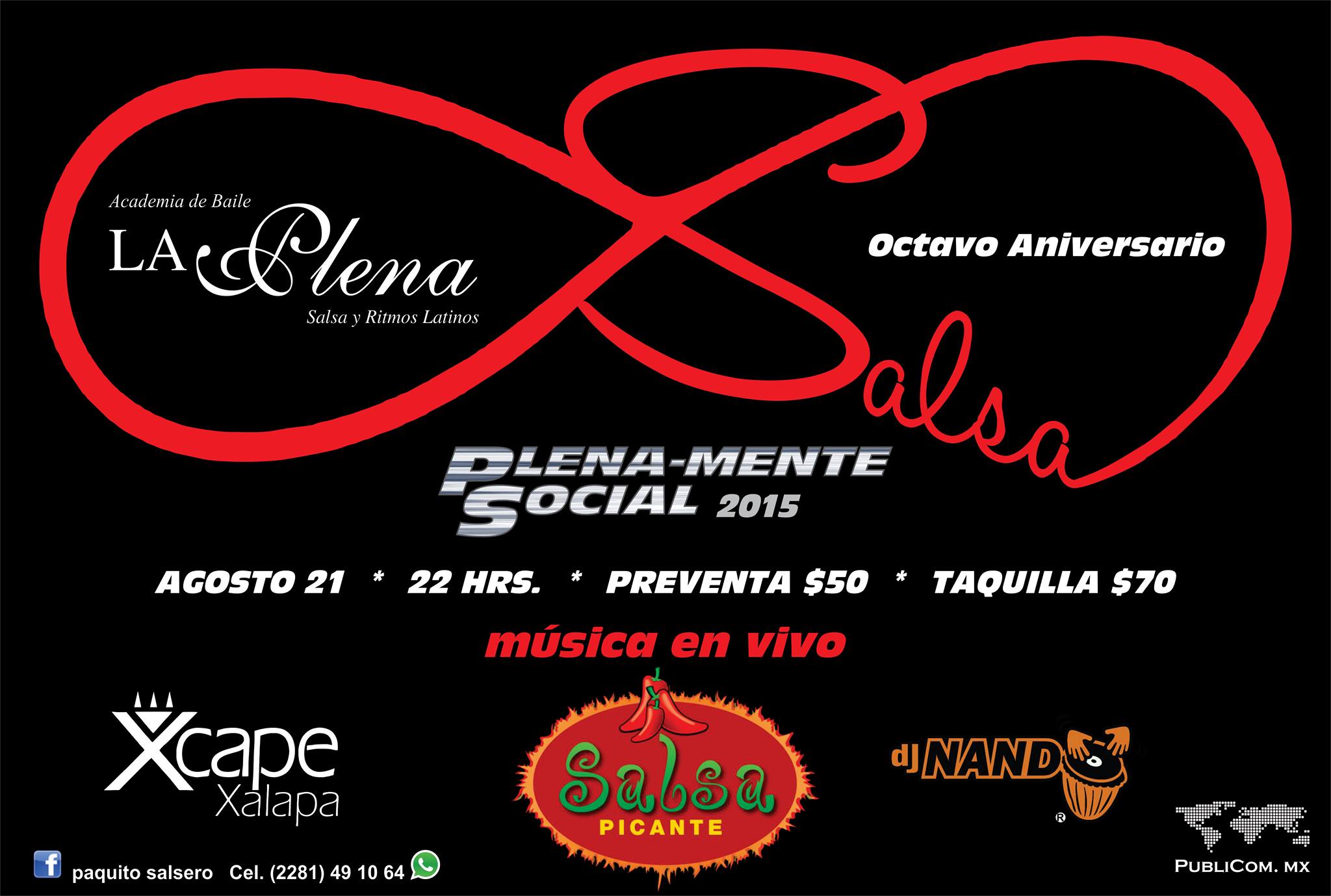 OCTAVO ANIVERSARIO DE LA ACADEMIA LA PLENA