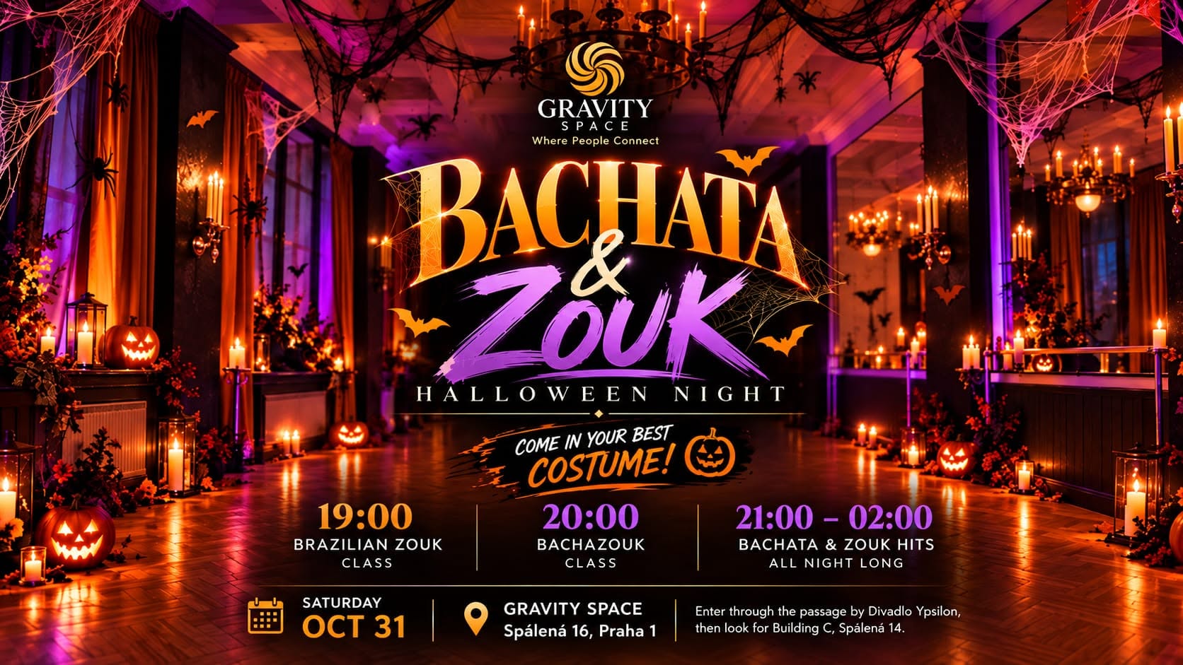 🎃👻 BACHATA & ZOUK HALLOWEEN NIGHT! 🔥💃
