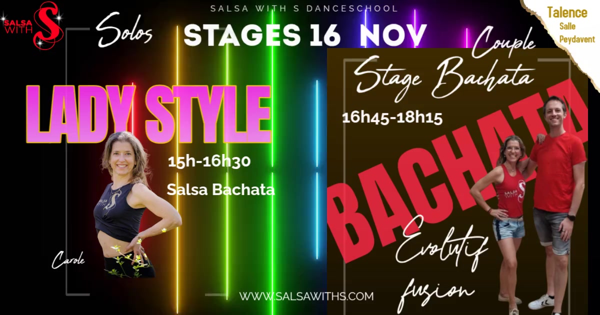Stages Lady Style Salsa&Bachata . Bachata Evolutif