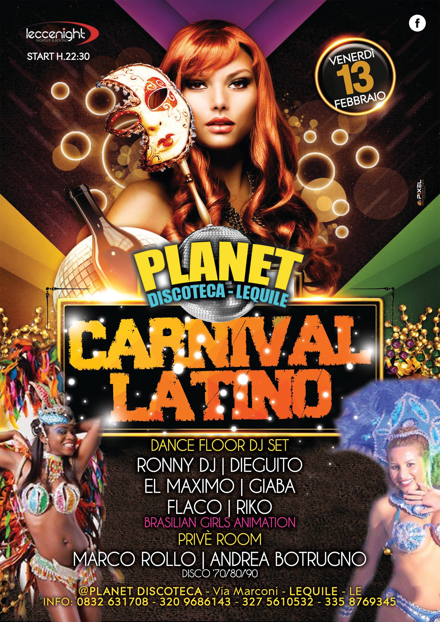 Carnival Latino & Disco @ PLANET DISCOTECA