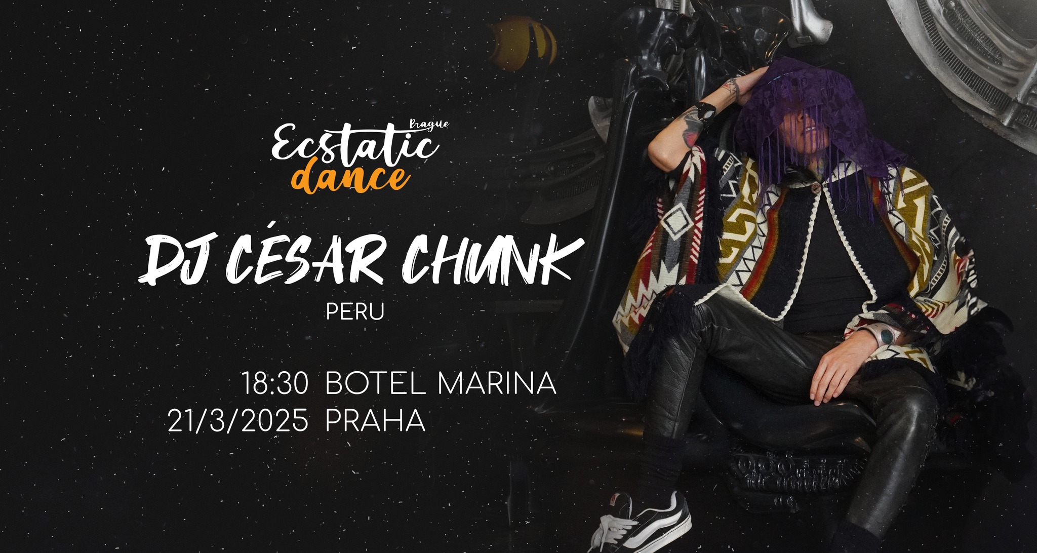 Ecstatic dance Prague #148 DJ César Chunk (Peru)