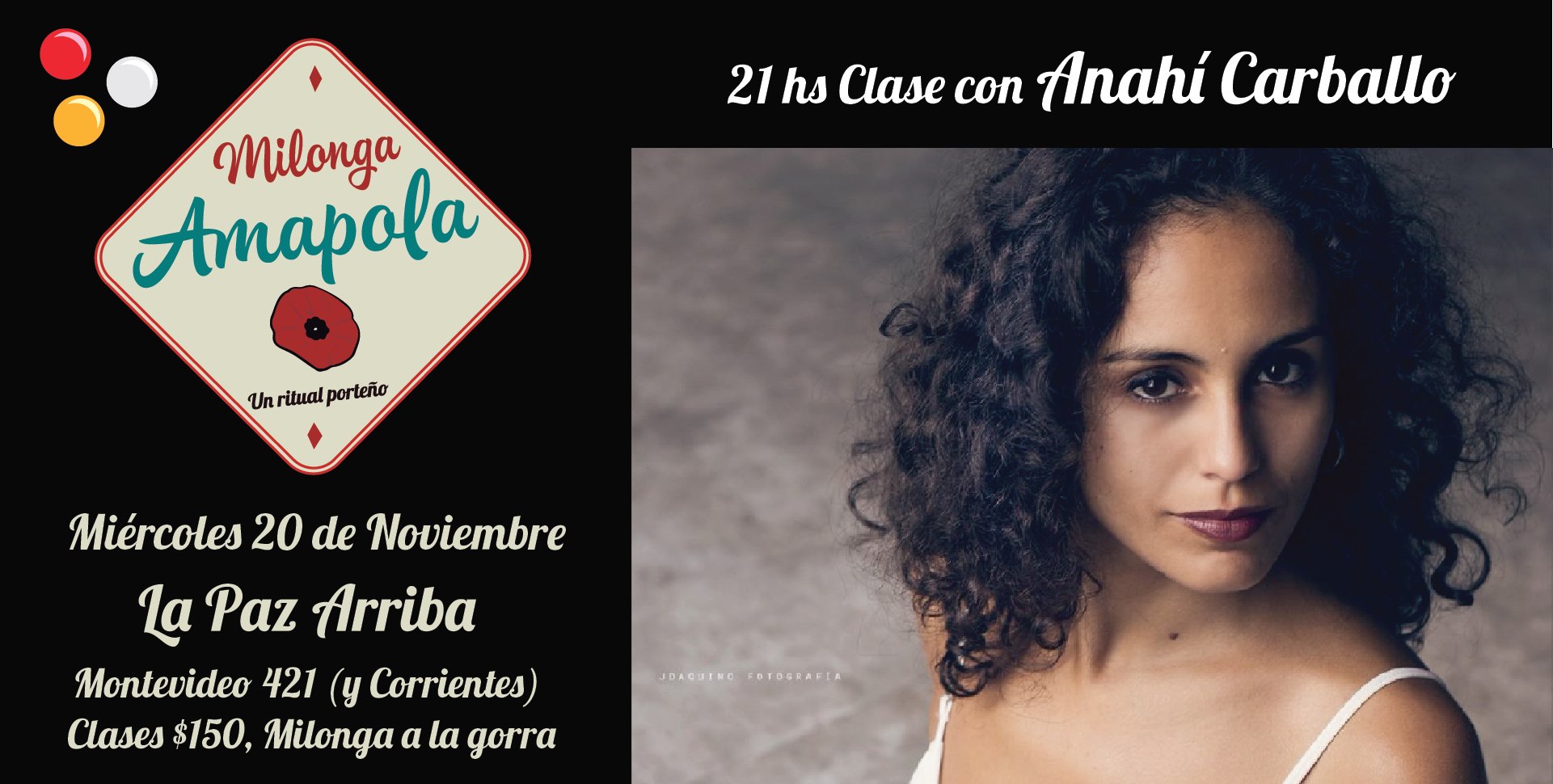 20 11 Clase con Anahí Carballo, DJ Fran Borra, Derrotas Cadenas