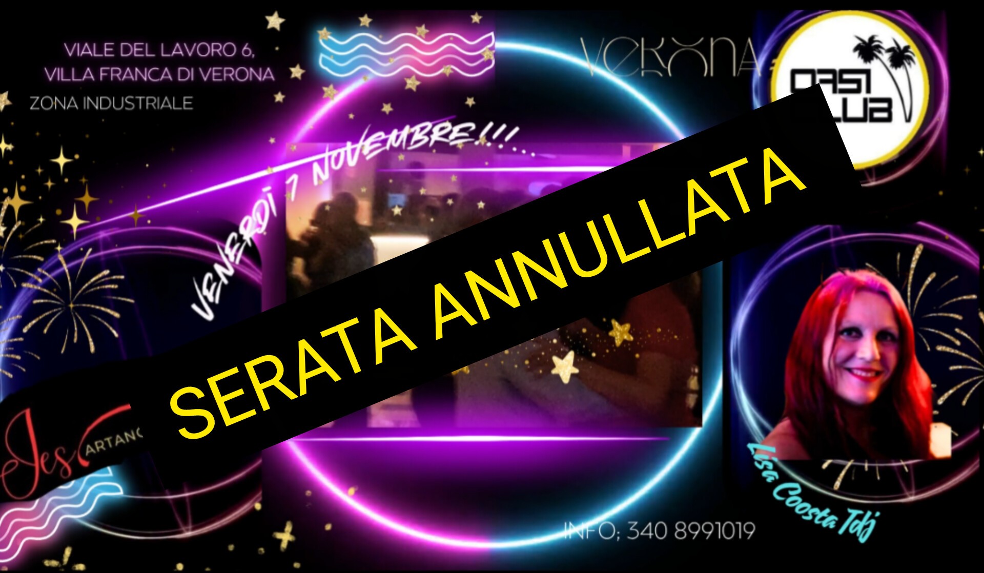 SERATA ANNULLATA - MILONGA ALL'OASI CON ARTANGO! LISA COSTA TDJ!