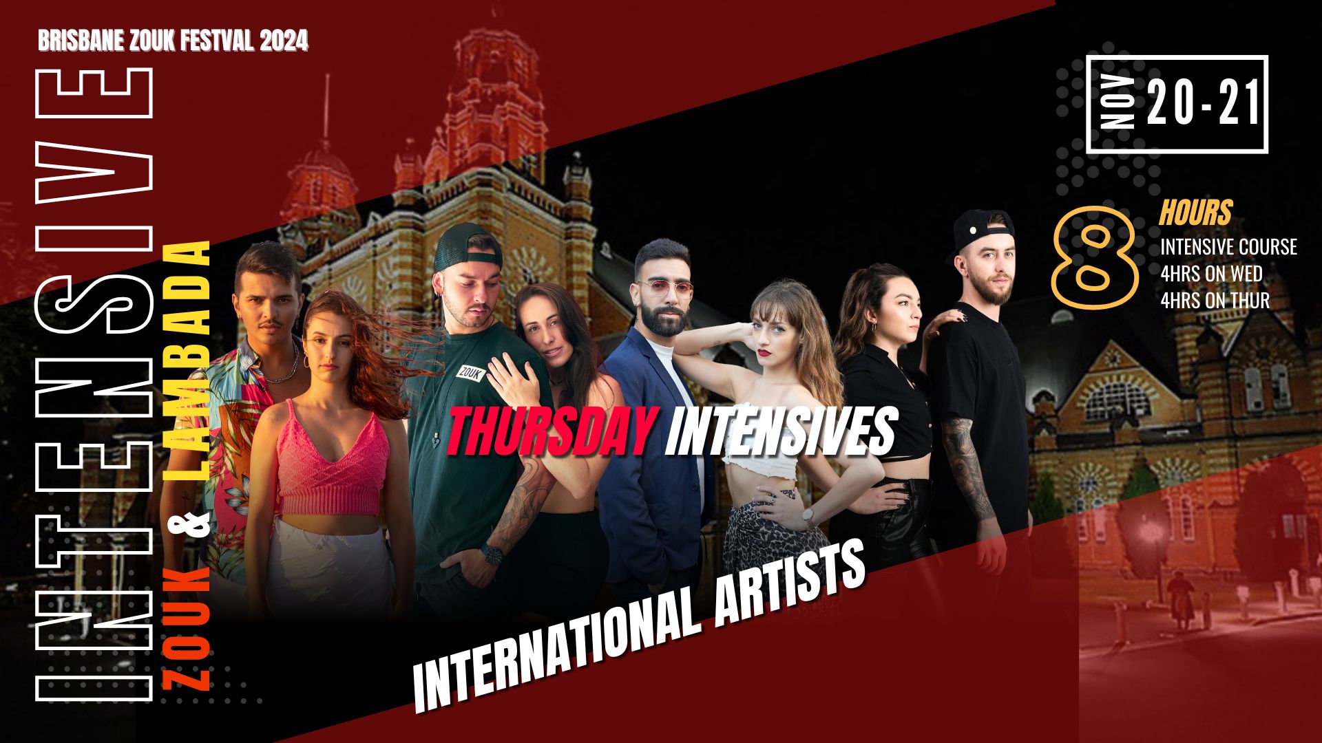 Zouk & Lambada Intensive Wed 20th - BZF 2024