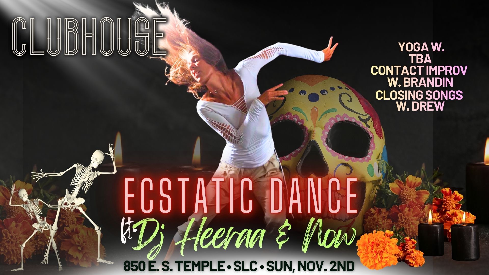 Ecstatic Dance ft. HEERAA & NOW + YOGA & CONTACT IMPROV + CLOSING SONGS