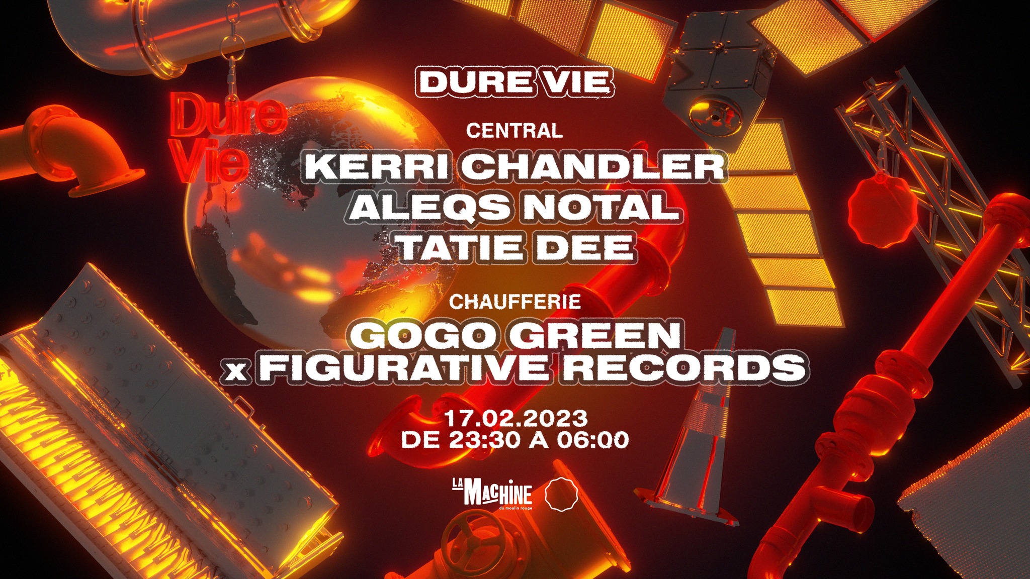 Dure Vie : Kerri Chandler, Aleqs Notal, Tatie Dee Figurative Records, Gogo Green