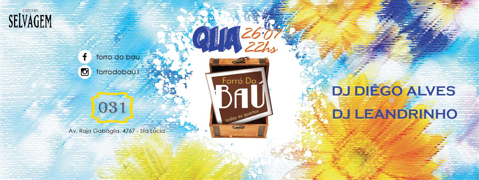 Forró do Baú - Quarta-feira - 22H