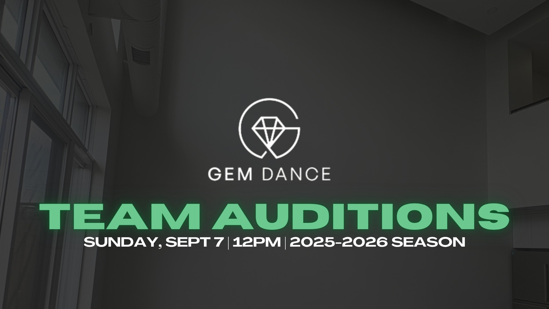 GEM Dance Team Auditions - Fall 2025