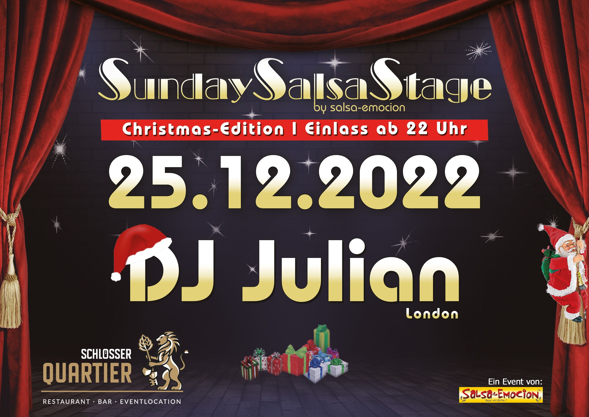 Xmas-Special SundaySalsaStage & DJ Julian The Duke, London