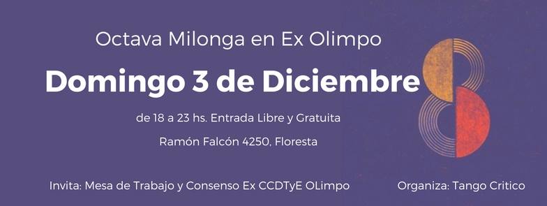 8Va Milonga en Ex Olimpo