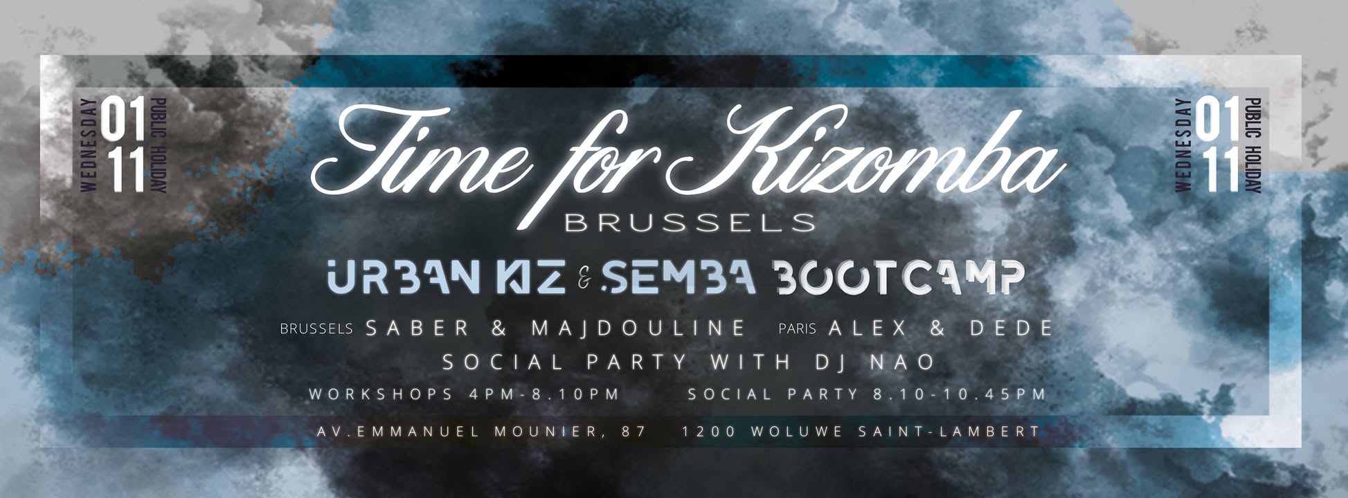 Time for Kizomba Bootcamp Special Urban Kiz & Semba - Brussels