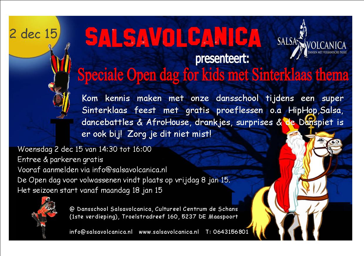 Sinterklaasfeest met Open dag Salsavolcanica