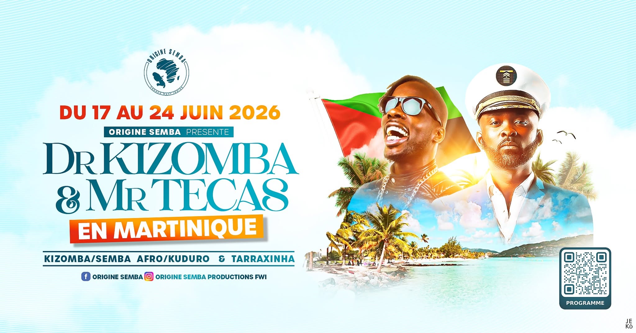 DR KIZOMBA ET MR TECAS EN MARTINIQUE