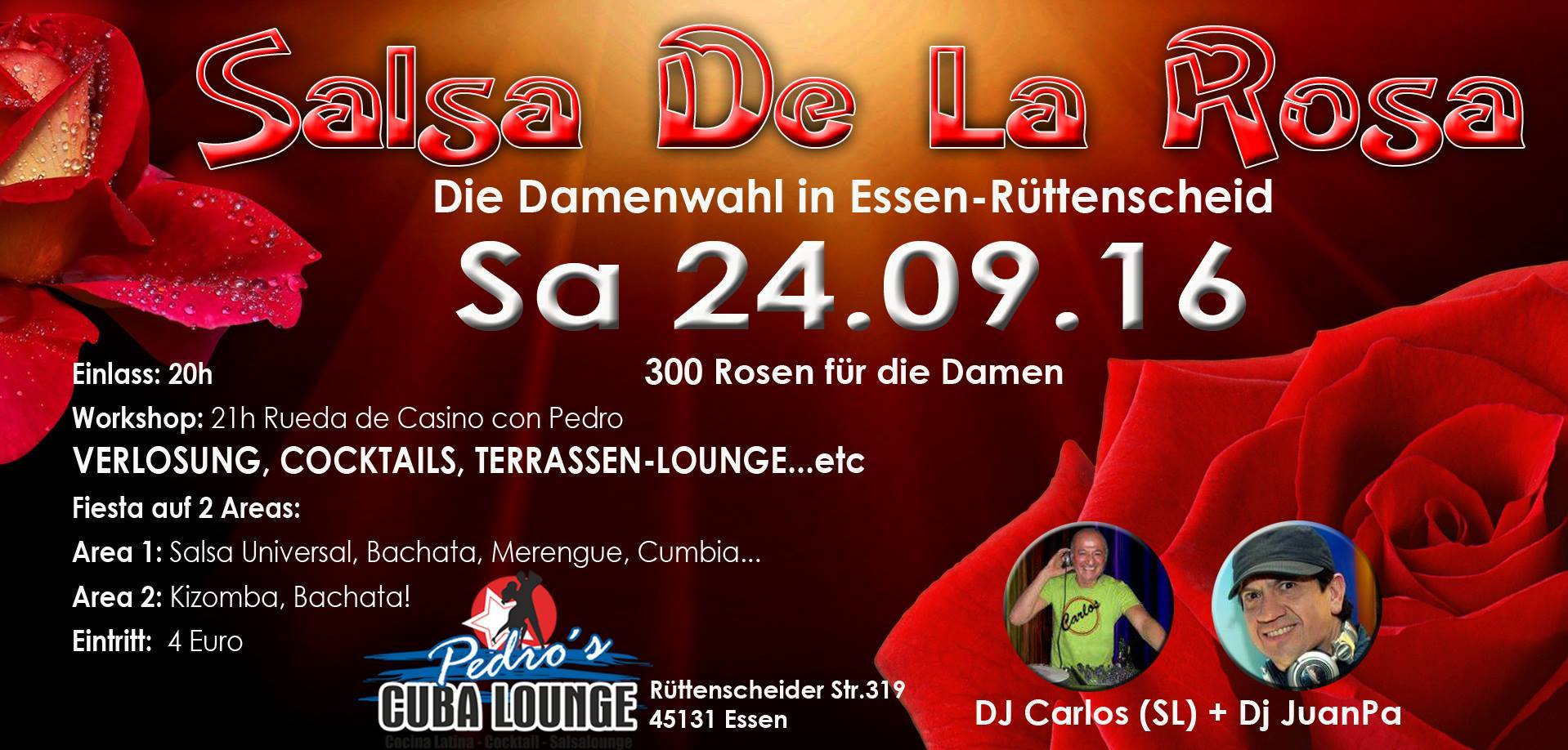 Salsa De La Rosa - Pedro's Cuba Lounge in Essen