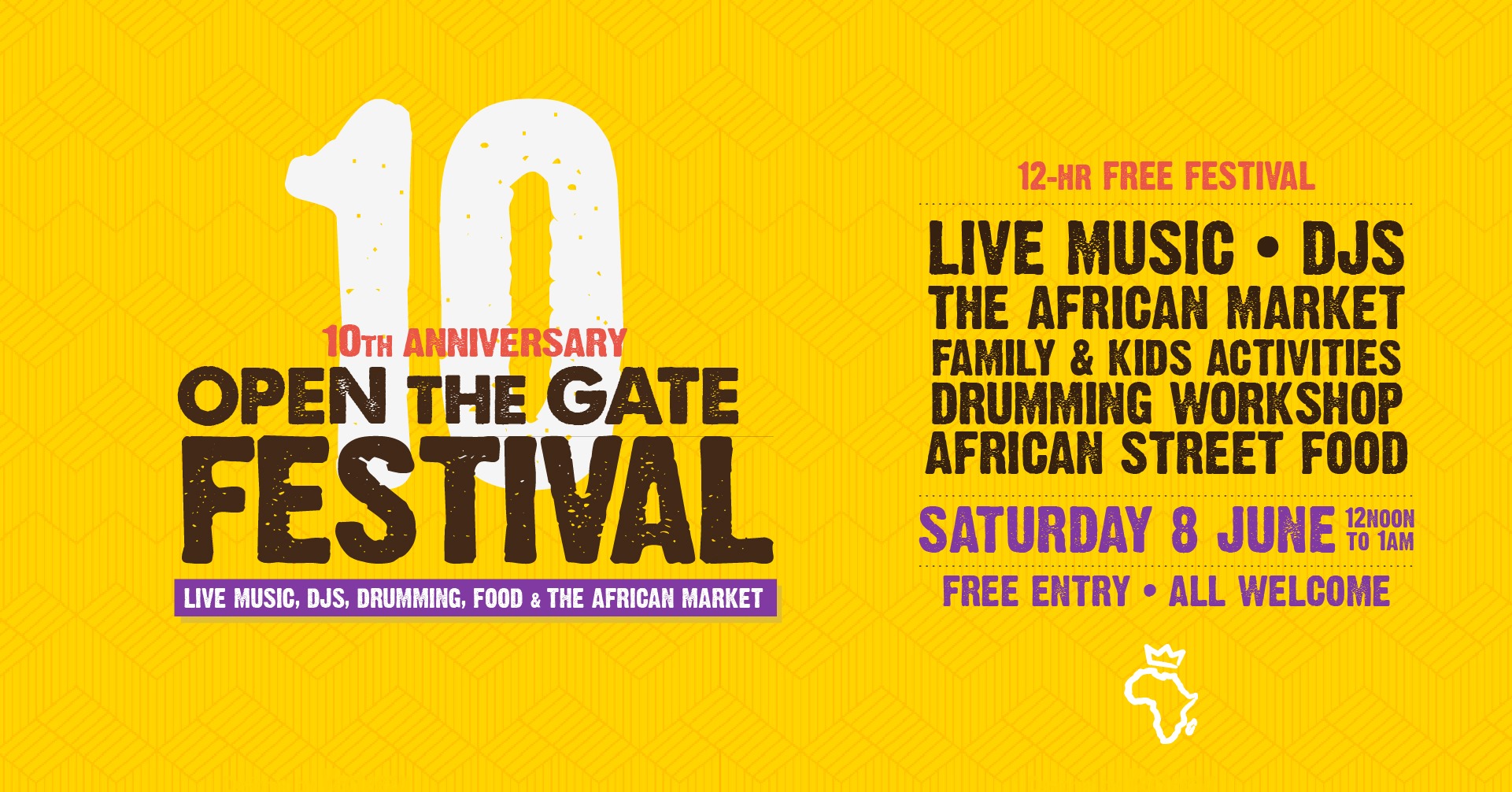 TODAY! ☆ 13h Free Festival: Open The Gate 10th Anniversary ☆