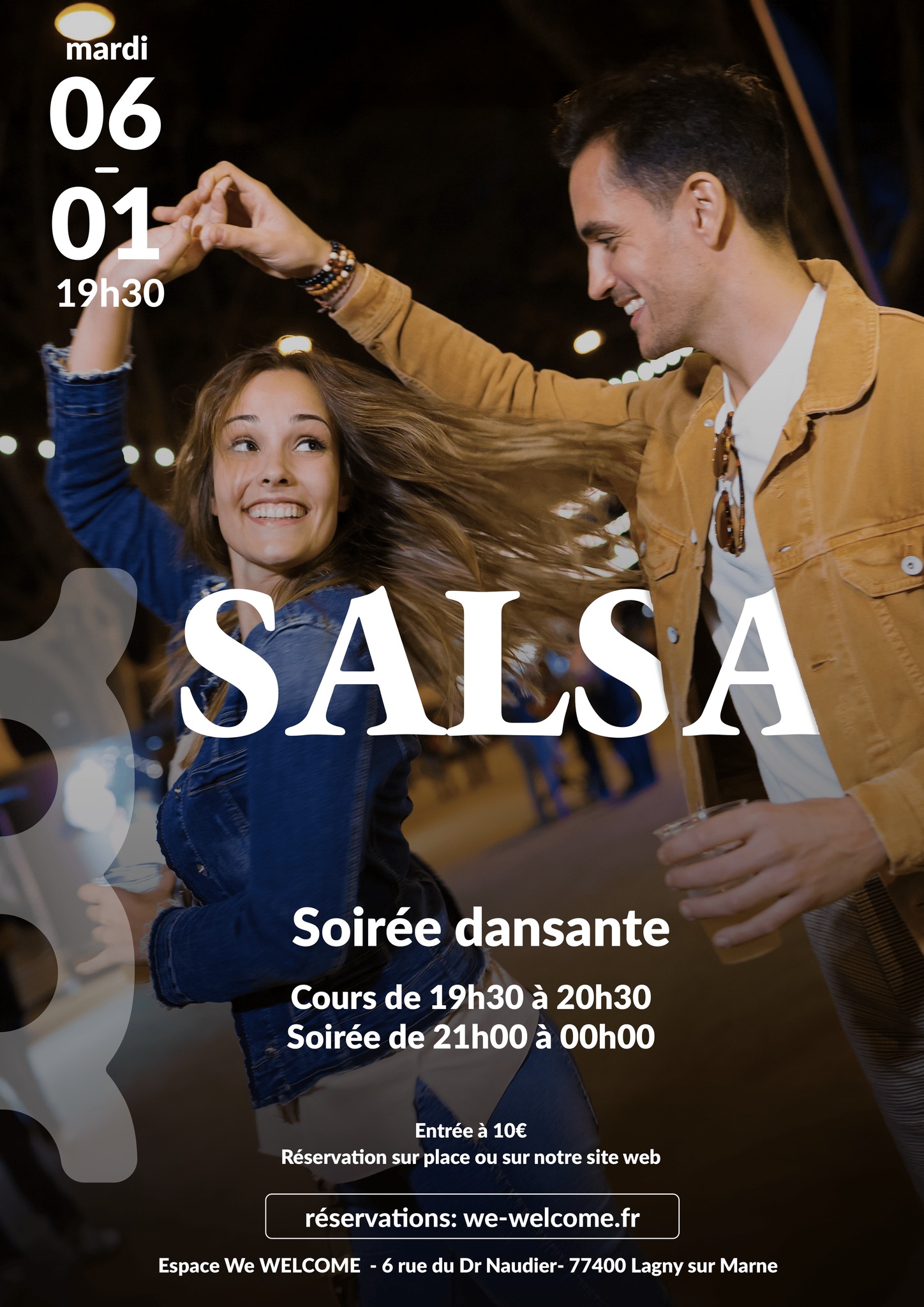Soirée dansante et cours - SALSA