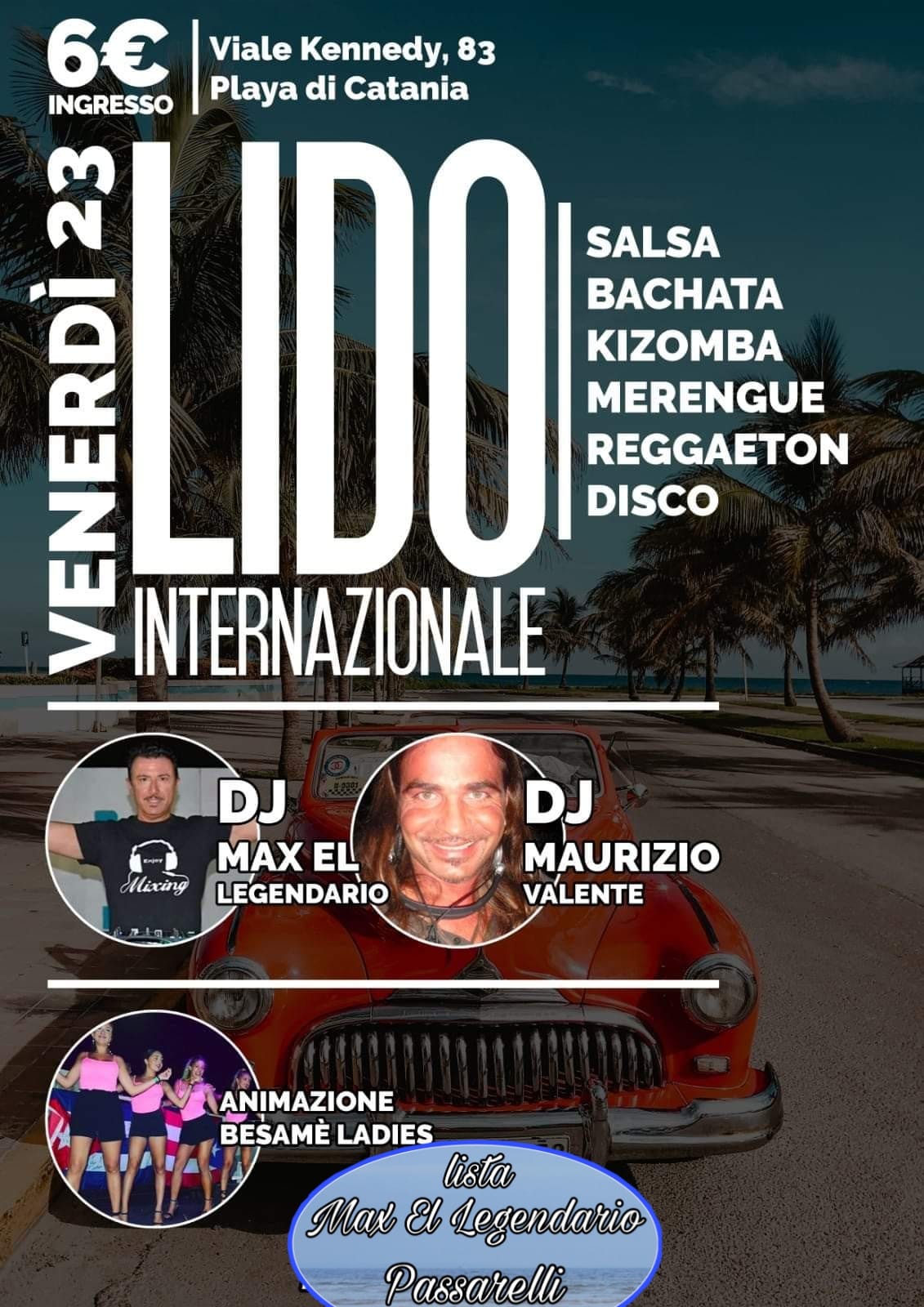 Lido Internazionale Lista Max & Passarelli Disco caraibico