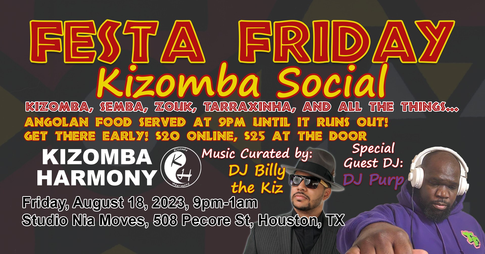 Kizomba Harmony Festa Friday Social August 2023