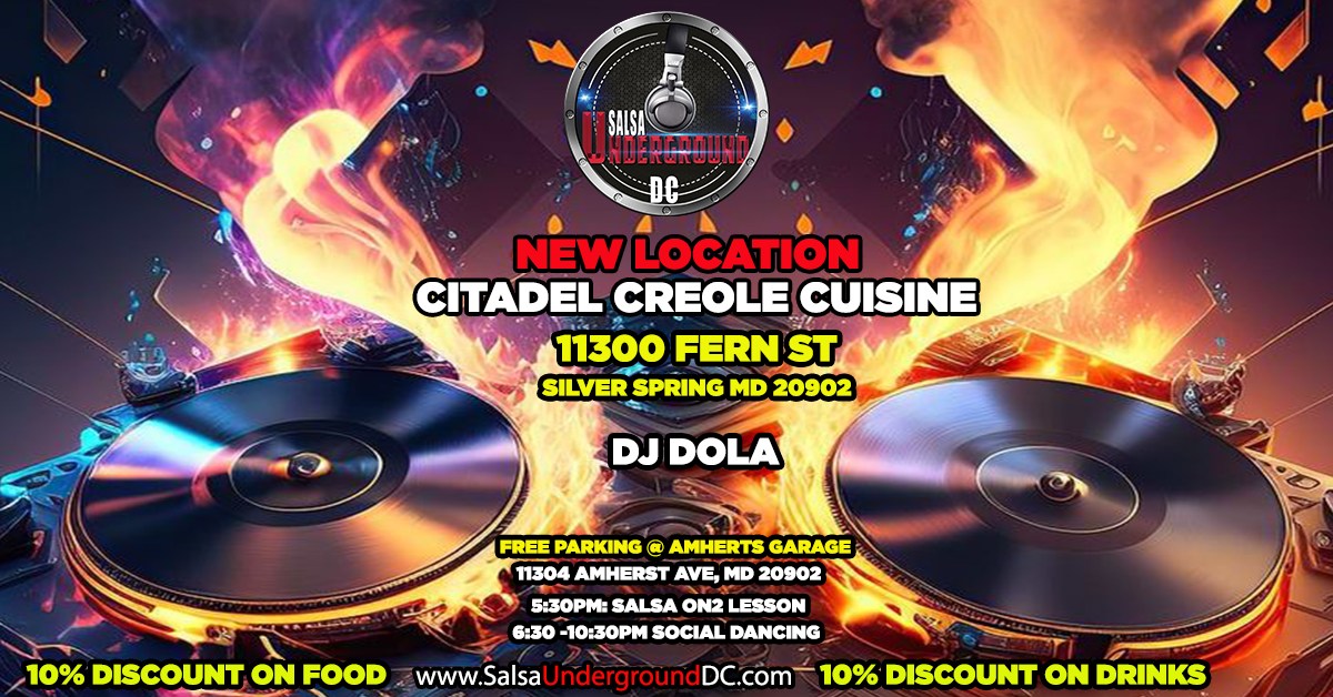 🎶💃 Salsa Underground DC “Winter Warm-Up Social”