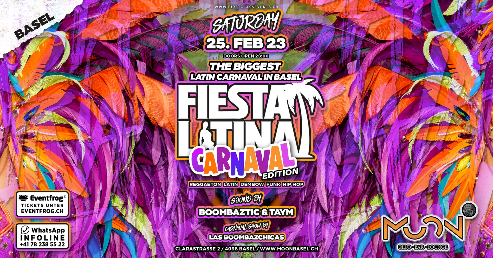 25.02 FIESTA LATINA CARNAVAL EDITION • Moon Basel