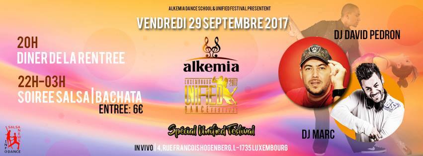 Mixed Alkemia and Unified Party&Diner, with Star Dj David Pedron