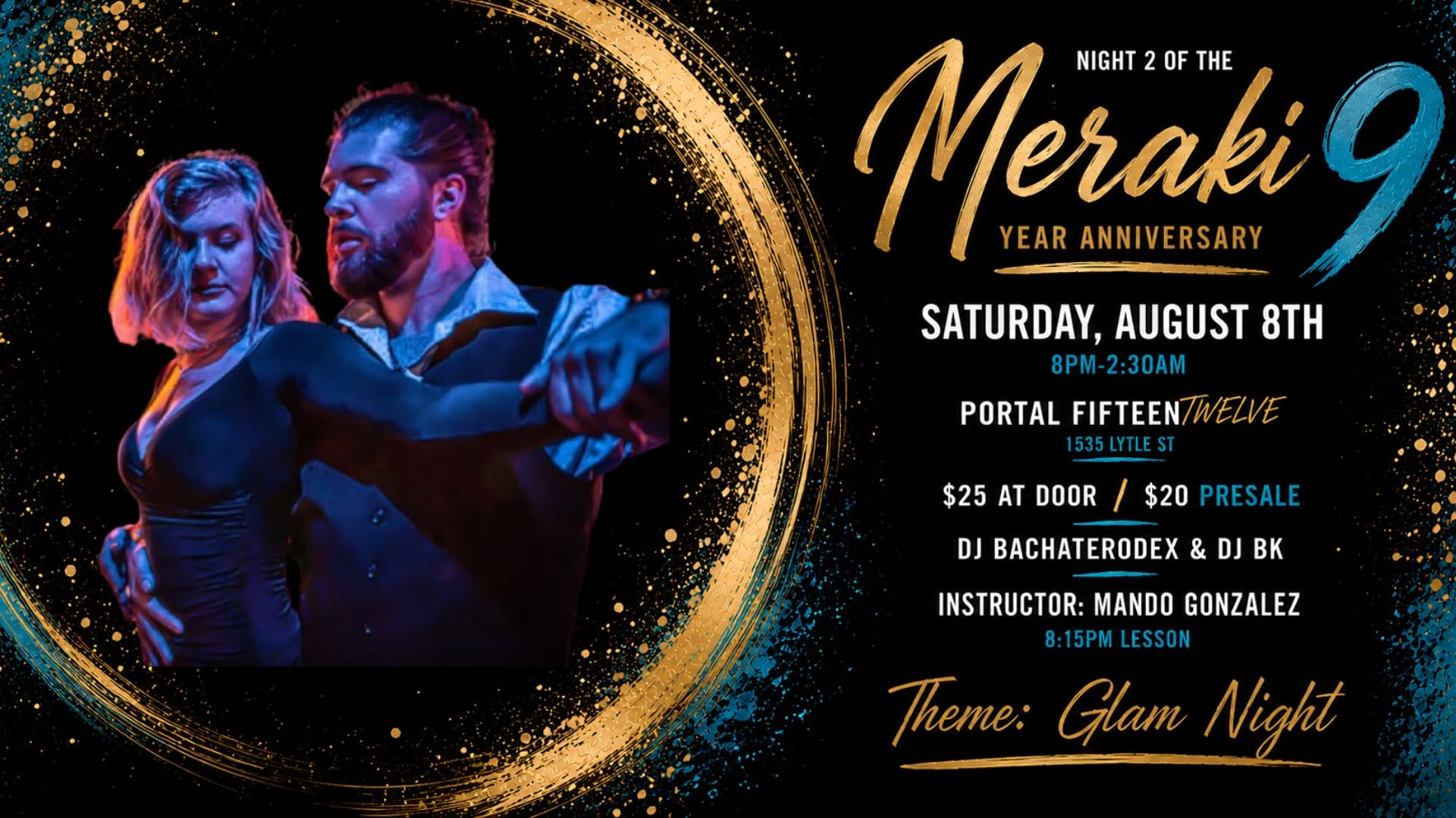 Meraki 9 Year Anniversary - SATURDAY Social