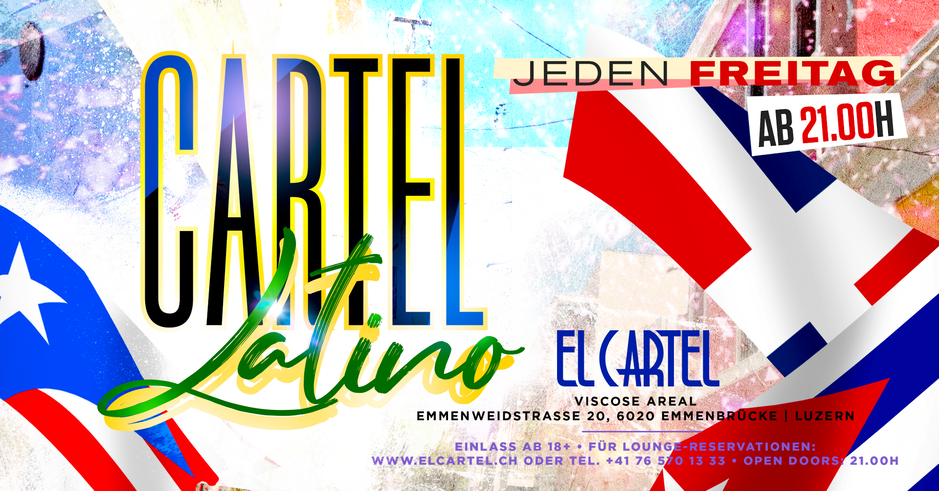 Cartel Latino! Salsa