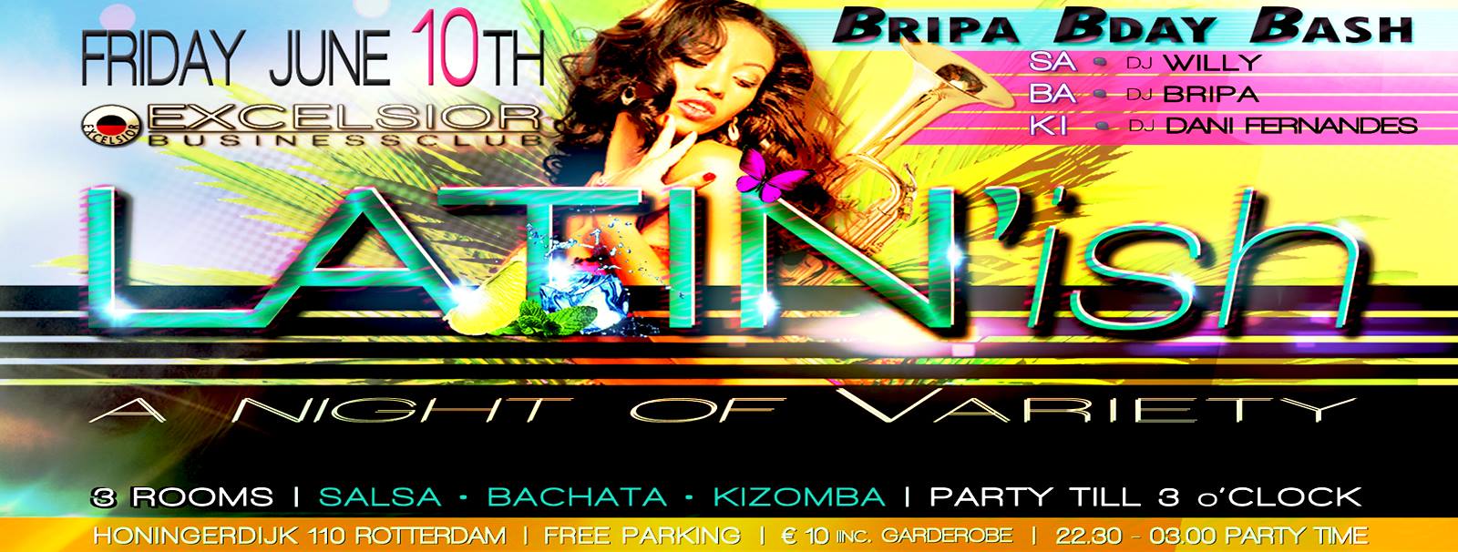 Latin'ish DJ Bripa's Birthday Bash