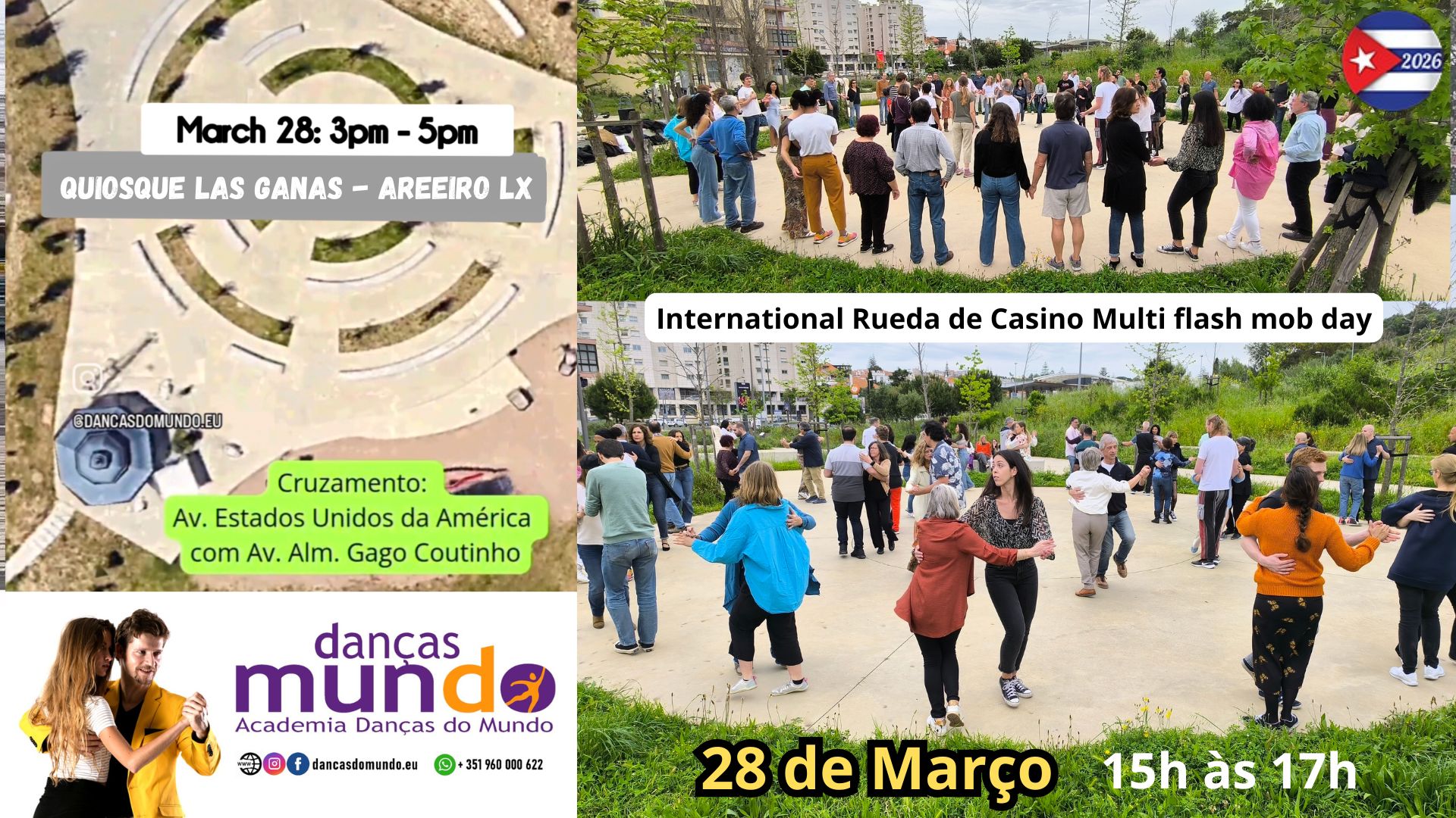 Workshop de Iniciação à Rueda de Casino - Entrada Livre - Free