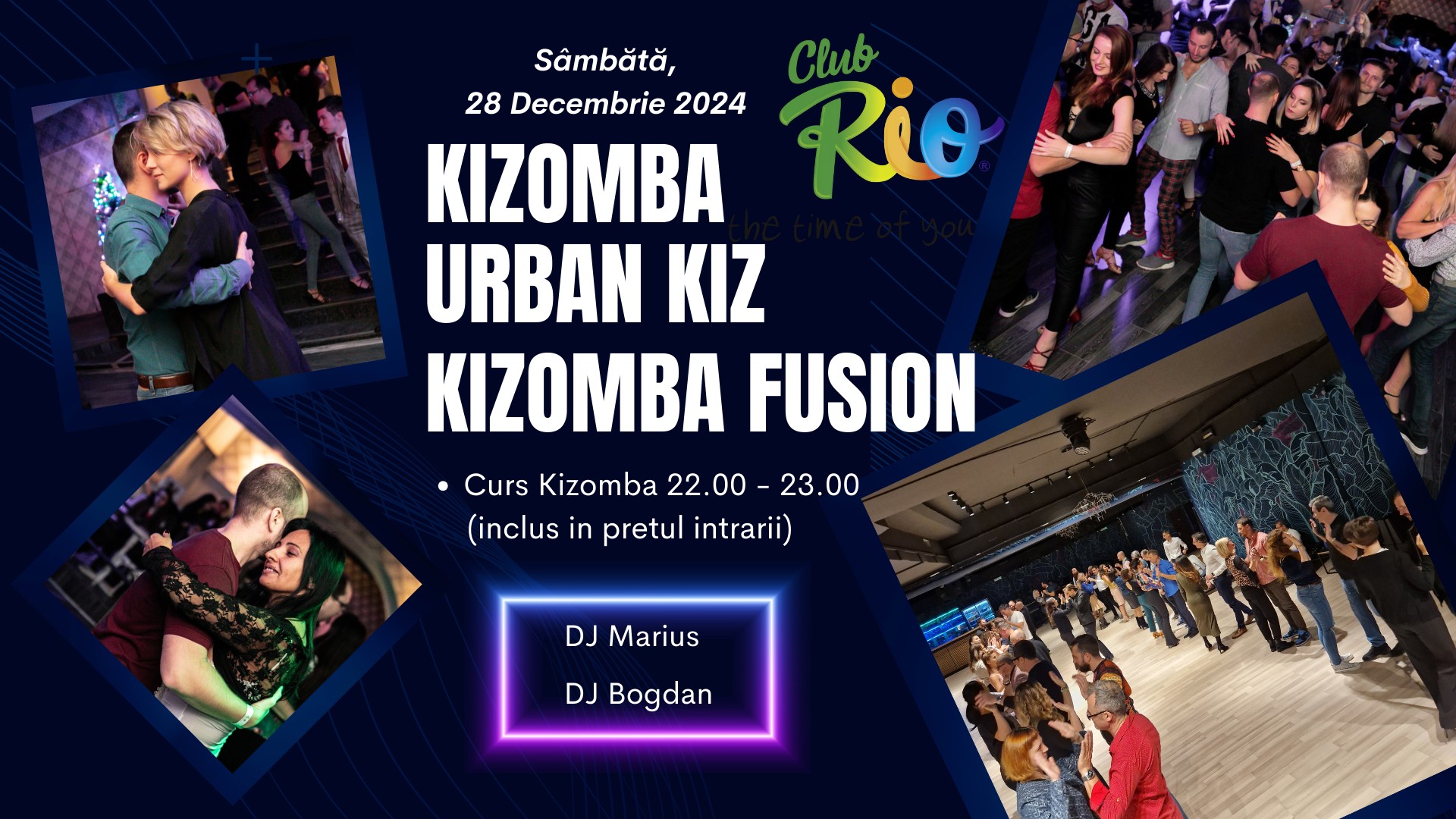 Kizomba Saturday Night @ Rio Club (28 Dec. 2024)