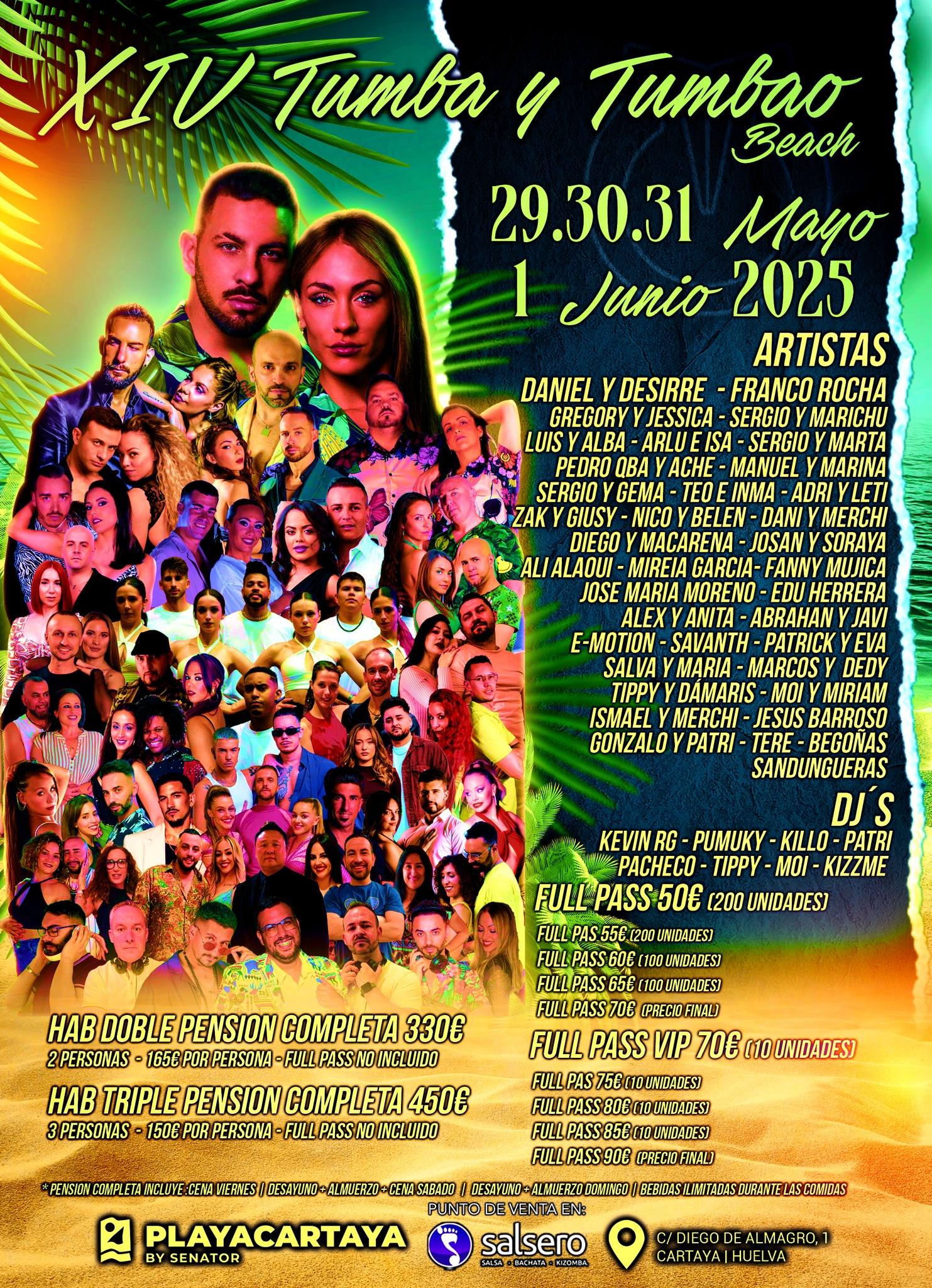 XIV Tumba y Tumbao beach