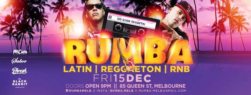 LAST RUMBA of 2017 - Friday 15th December