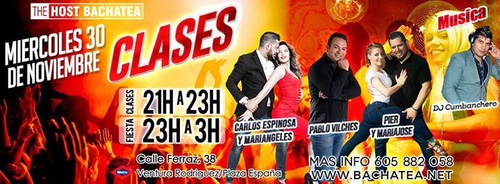 Miércoles 28 noviembre The Host Bachatea
