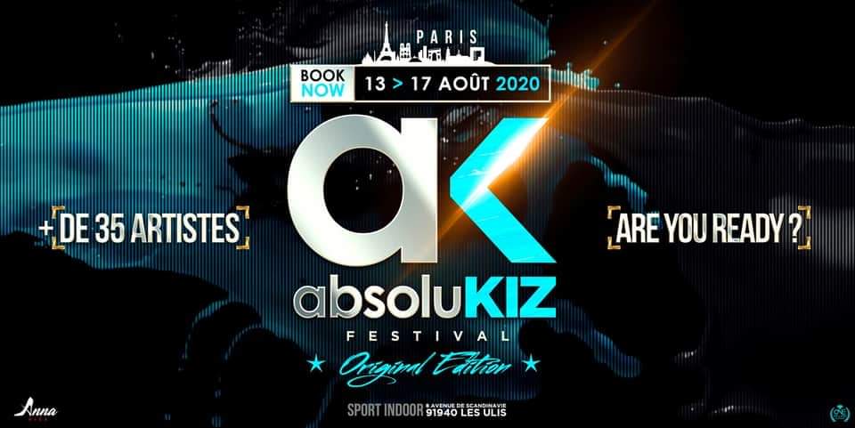 ★ Absolu'Kiz Week End ★ 13 au 17 Août 2020 - Paris Les Ulis
