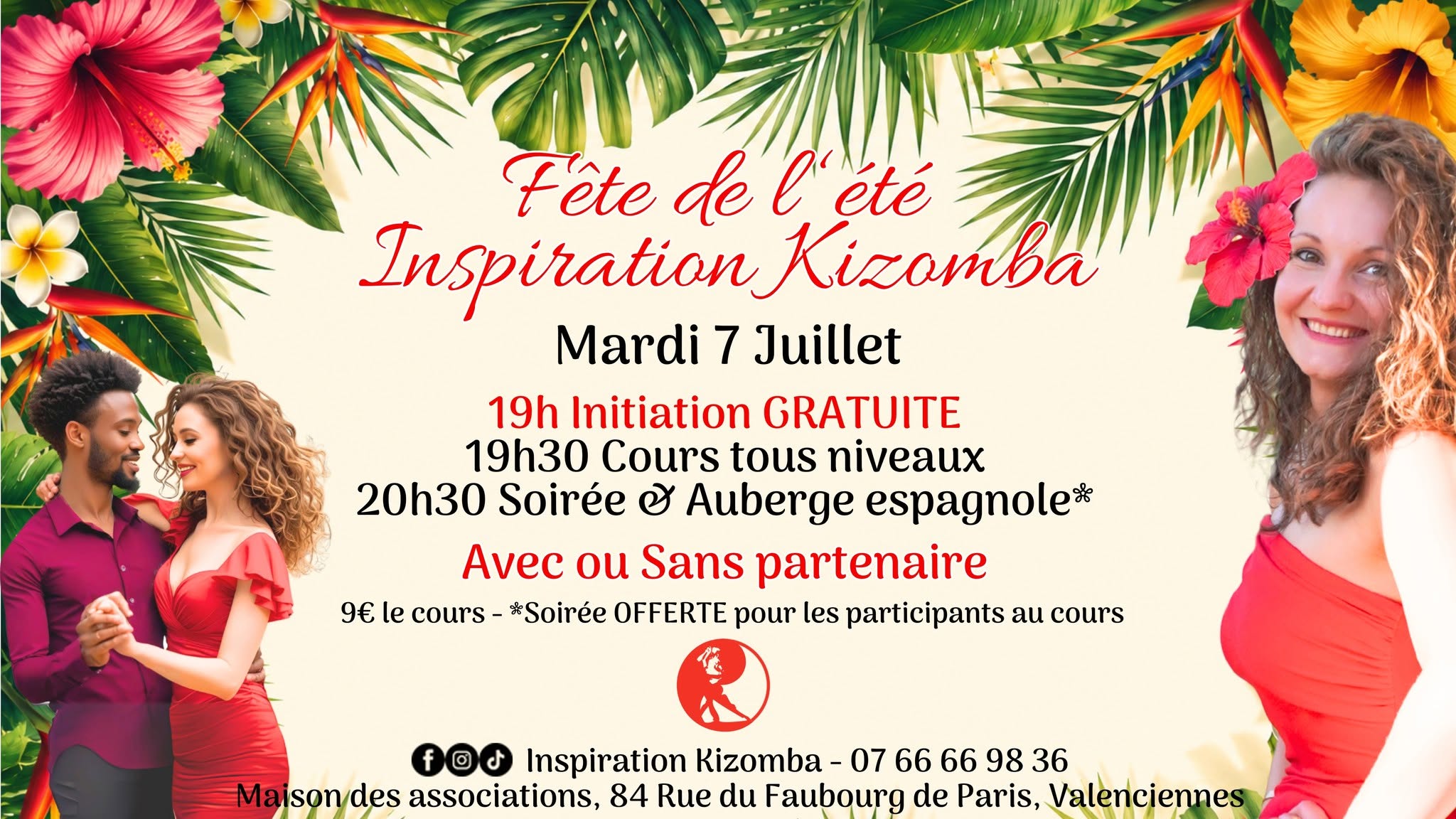 Fête de l'été - Accessible à TOUS avec Inspiration Kizomba & Ori Tahiti