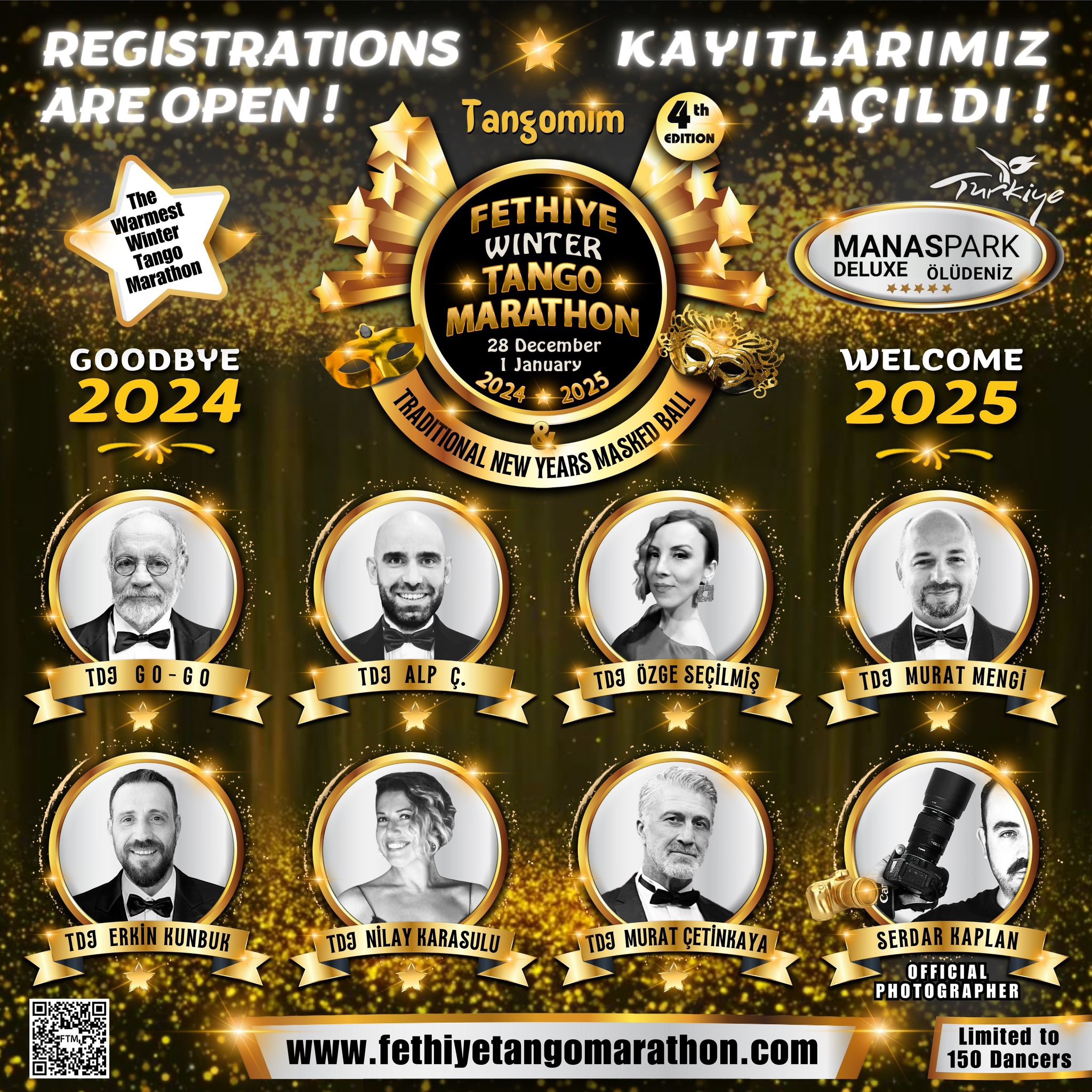 4th Fethiye Winter Tango Marathon New years Eve Traditional Masked Ball