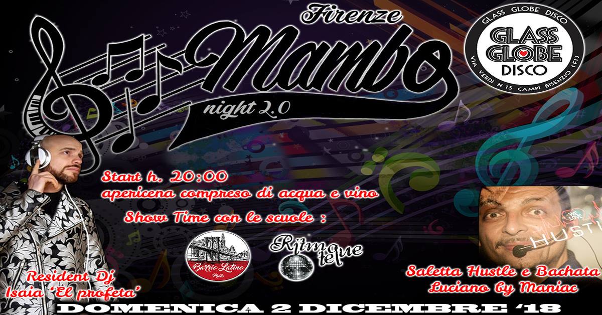 Firenze Mambo Night 2.0 - 2 Dicembre '18