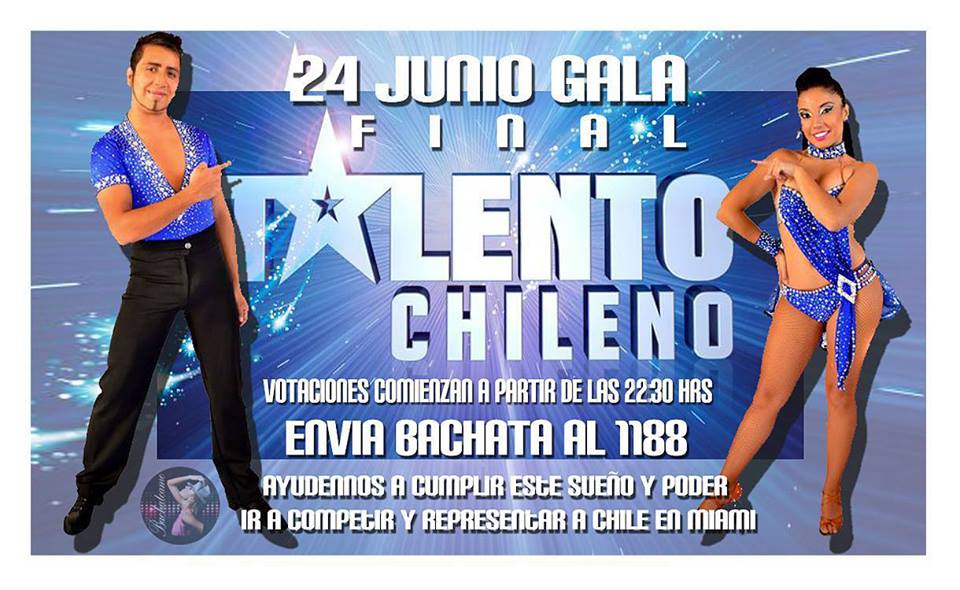 VOTEN en la Final TALENTO CHILENO ""BACHATA 1188""