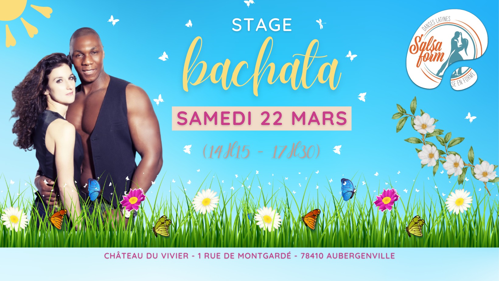 Spring Day : Stage BACHATA (14h15-17h30) + Soirée SBK (à partir de 20h30)